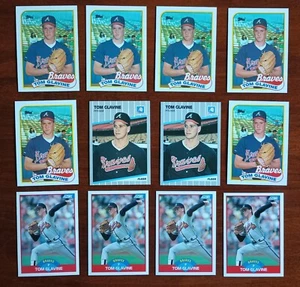 TOM GLAVINE HOF - ATLANTA BRAVES - 1989 MISCELLANEOUS LOT OF (12)  **READ** - Picture 1 of 1