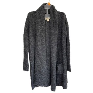 If It Were Me Wool Blend Long Oversized Cardigan Sweater Shawl Collar - Picture 1 of 6