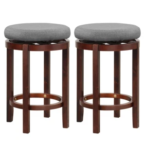 Set of 2 Bar Stools JV10940GR - Picture 1 of 5