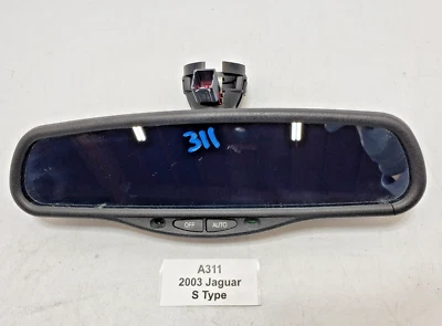 ✅ Espejo retrovisor interior delantero negro Jaguar S-Type X200 2003-2008 OEM Foto 1 de 4