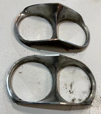 Juego de biseles de moldura de faros Cadillac Deville Fleetwood 1964 60 62 OEM gratis Sh B47* Foto 1 de 4