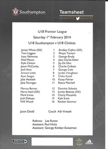 Southampton v Chelsea U18 2013/14 - Picture 1 of 1