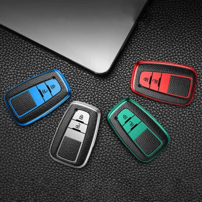 2/3 Buttons TPU For Toyota CHR Prado Camry Corolla Car Remote Key Fob Case Cover - Image 1 of 4