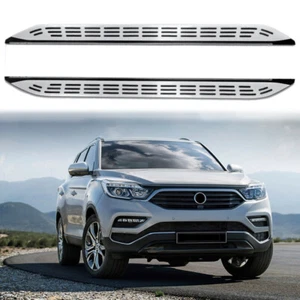 2PCS Running Board fits for Ssang Yong Rexton G4 2018-2024 Side Steps Nerf Bar - Picture 1 of 8
