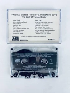 Twisted Sister Big Hits And Nasty Cuts Cassette Tape PROMO Greatest Hits TESTED - Picture 1 of 3