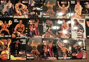 1995 WCW CARDZ Main Event Stone Cold Steve Austin Rookie Hogan Savage Sting 50pc - Picture 1 of 6