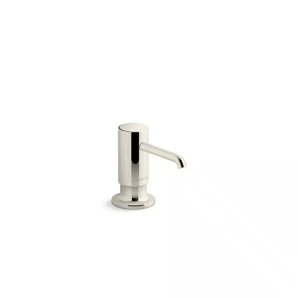 KOHLER Purist Soap/Lotion Dispenser in Vibrant Polished Nickel 35761-SN - Image 1 of 4