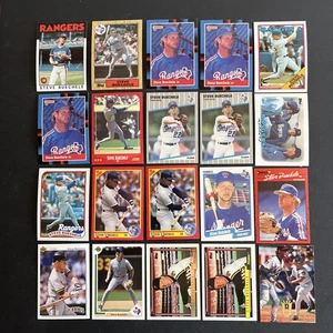Steve Buechele Lote de (20)-Texas Rangers Casi Nuevo-Como Nuevo Incluye 1986 Topps RC (TR3) - Imagen 1 de 2