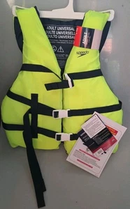 Speedo Adult Basic Life Vest - Green - Picture 1 of 3