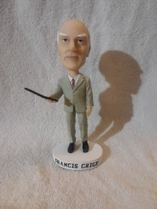 Rare Francis Crick Bobblehead DNA Adventures Scivon 7" No Original Box - Picture 1 of 14