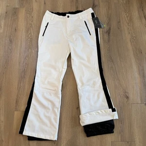 NWT Free Country Soft Shell White Snow Ski Pants Women's XL Insulated - Picture 1 of 12