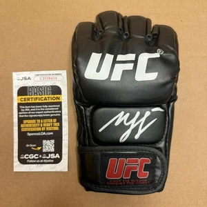 Khamzat Chimaev Signed UFC Glove Borz COA JSA Autographed 8457 - Picture 1 of 2