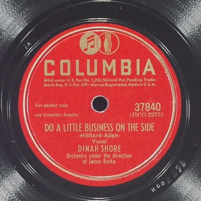 DINAH SHORE Train Red Caboose / Do A Little Business On Side COLUMBIA 37840 EX - Image 1 of 4