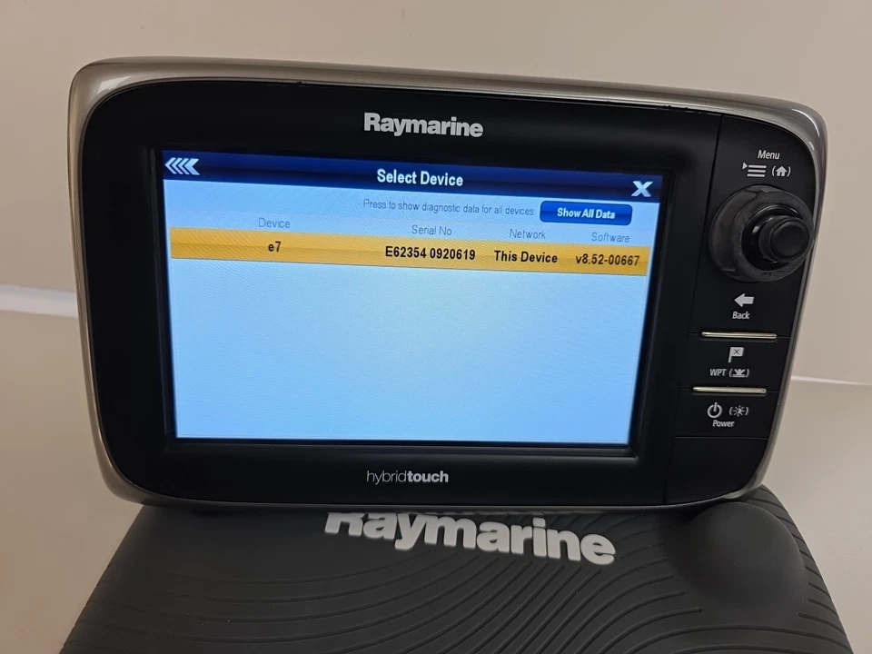 Raymarine E7 Multifunction Touch Screen Display - Image 1 of 1