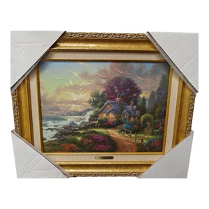 Thomas Kinkade “A New Day Dawning” Classics Collection Canvas Lithograph – 17×21 - Picture 1 of 14