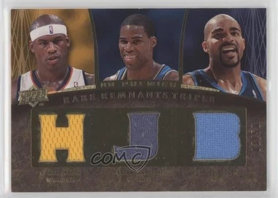 2007-08 UD Premier restos raros triple oro/50 Al Harrington Antawn Jamison Foto 1 de 2