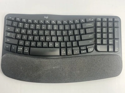 Logitech Wave Keys MK670 Combo Teclado Ergonómico Inalámbrico Grafito con Dongle Foto 1 de 4