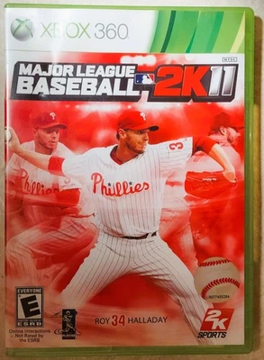 MAJOR LEAGUE BASEBALL 2K11 XBOX 360 VIDEO GAME - Image 1 of 2