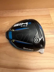TaylorMade SIM2 MAX Driver Head 9.0 Degree Used Golf Club Head Cover Included - Picture 1 of 10
