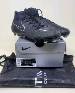 Nike Phantom Luna II Elite FG Triple Black Men's Size 7.5 Women's 9 FJ2572-001 - Picture 1 of 11