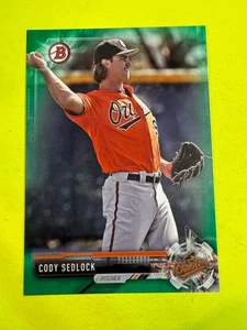 69653 2017 Bowman Draft verde #BD170 Cody Sedlock ORIOLES RC 63/99 - Imagen 1 de 2