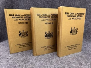 BULL COOK & Authentic Historical Recipes and Practices, Volume 1, 2 & 3 Set 1971 - Bild 1 von 9