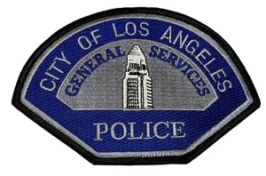 CITY OF LOS ANGELES GENERAL SERVICES POLIZEI AUFNÄHER MÜTZE GRÖSSE 3,5 X 5" - Bild 1 von 2