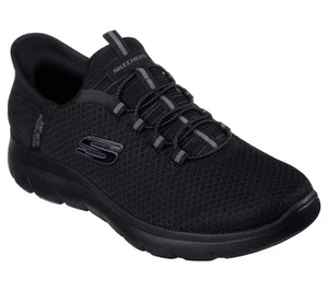 Zapato Deportivo Skechers Sin Cordones Para Hombre Cumbres Alta Gama en Negro/Negro, 5.5-14 - Imagen 1 de 5