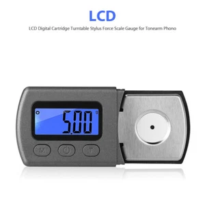 LCD Backlight Turntable Stylus Force Scale Gauge for Tonearm Phono Cartridge - Picture 1 of 6