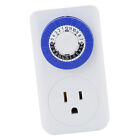 24 Hour Mechanical Outlet Timer Programmable Indoor Plug In Electric Timer