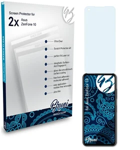 Bruni 2x Protective Film for Asus ZenFone 10 Screen Protector Screen Protection - Picture 1 of 8