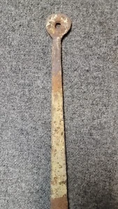 Barn Door Strap Hinge Hand Forged 30 3/8" Long 3/4" Pintle Hole 1 3/8" Barrel - Picture 1 of 9