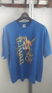 Robin Trower Guiatrist Live Tour Shirt Classic Blue Mens Unisex 2XL EKG2010 - Picture 1 of 8