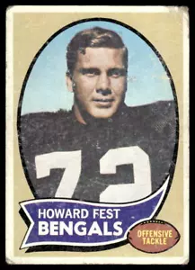 1970 Topps #211 Howard Fest RC Cincinnati Bengals - Picture 1 of 2