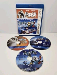 DR. SEUSS: Horton Hears a Who / Robots / Space Chimps (Blu-ray 2012, 3-Disc Set) - Picture 1 of 21