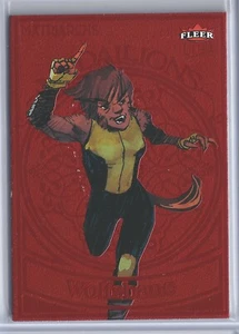 Fleer Ultra Marvel Matriarchs Medallions Ruby Red M-35 40/50 Wolfsbane M35 - Picture 1 of 2