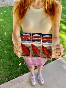 RAT-L-TRAP (Lot Of 3) Lipless Crankbaits, Bill Lewis, Bass, Free Shipping! NWT! - Picture 1 of 12