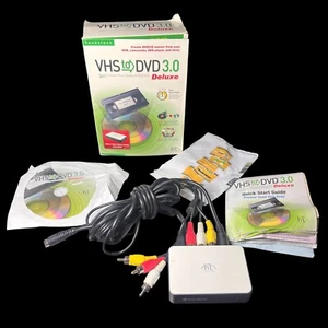 VHS To DVD 3.0 Deluxe By Honestech With USB 2.0 Capture Device Included - Afbeelding 1 van 13