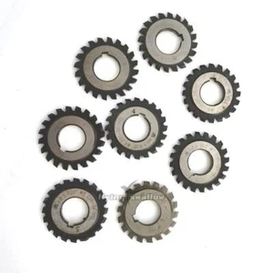 8 Stück/Set Modul 0,5 PA20 Bohrung 16 mm 1#2#3#4#5#6#7#8# Evolventenverzahnungen M0,5 - Bild 1 von 8