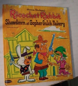 Whitman Ricochet Rabbit Showdown at Gopher Gulch Bakery Tell-A-Tale Book 1964 - Picture 1 of 1