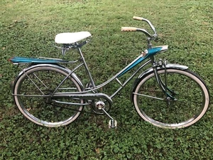 1964-65 Rare Sears Spaceliner Bicycle-2 Speed Kickback-Springer Fork - Tanker - Picture 1 of 12