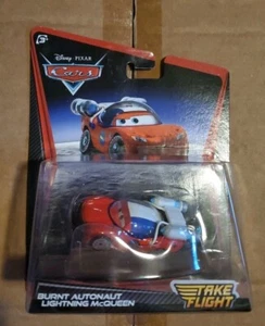 Disney Cars Deluxe Take Flight BURNT AUTONAUT MCQUEEN - Imagen 1 de 4