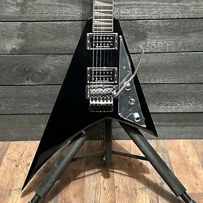 Jackson Pro Series Rhoads RR Ebony FB Electric Guitar - Gloss Black - Image 1 of 4