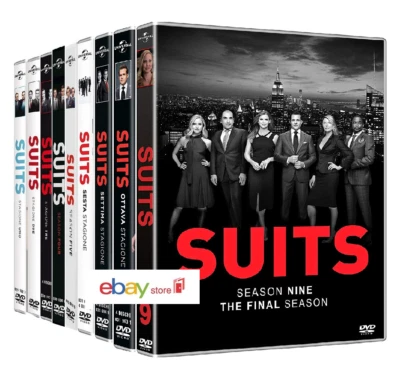 UNIVERSAL PICTURES SUITS La Serie Completa 01 - 09 (34 DVD) EDIZIONE ITALIANA