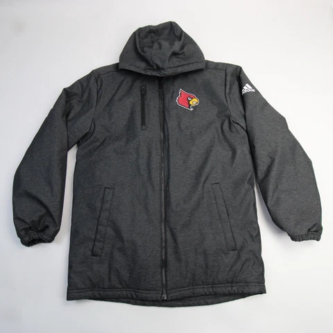 Louisville Cardinals adidas Winter Jacket Men's Gray New Cover