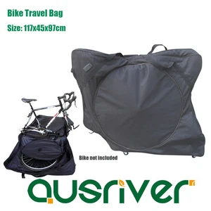 Brand New Bike Bicycle Travel Transport Bag Case Inner Wheel Pockets Road Bike - Picture 1 of 9
