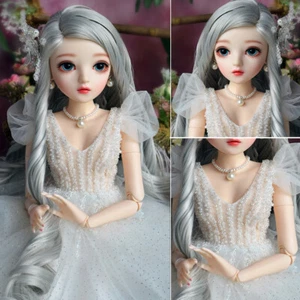 1/3 BJD Doll Toy Full Set with 24in Girl Doll Pretty Dress Upgrade Makeup Shoes - Picture 1 of 5