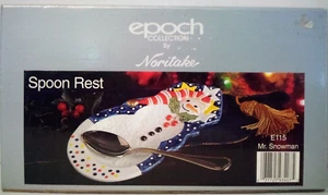 Epoch Collection by Noritake Mr. Snowman Spoonrest E115 - Picture 1 of 5