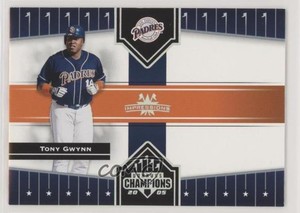 2005 Donruss Champions Impressions Tony Gwynn #42 HOF
