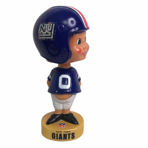 Vintage 1975 New York Giants Bobblehead NFL 7.5" Taiwan Cover